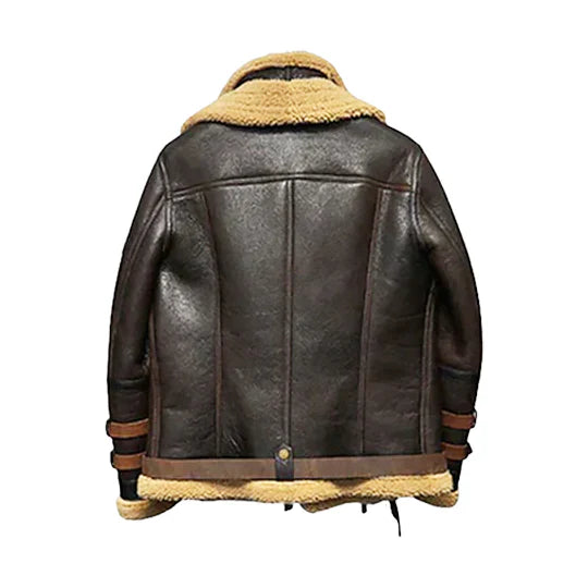 Men's Aeronaut Genuine Leather Shearling Jacket