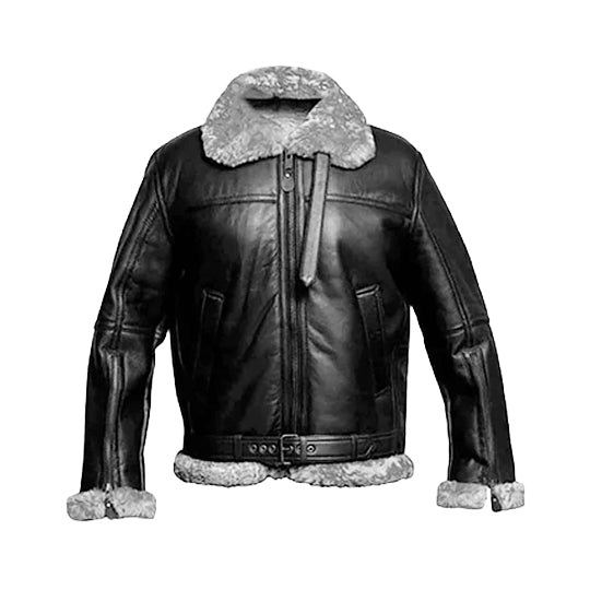 Men's Winter FUR Bomber Jacket