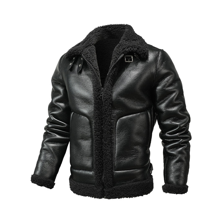 Men's Shearling Winter Original Leather Jacket