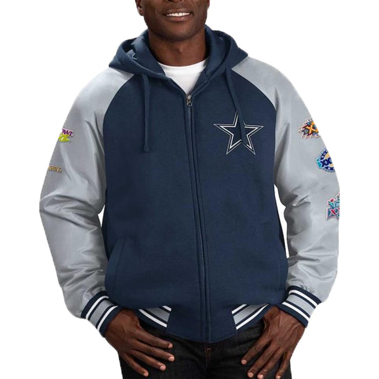 5x Super Bowl Champions Dallas Cowboys Varsity Jacket For Men