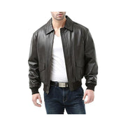 Men's Air Force A-2 Flight Bomber Leather Jacket