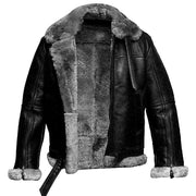 Men's FUR Bomber Jacket: The Ion Black