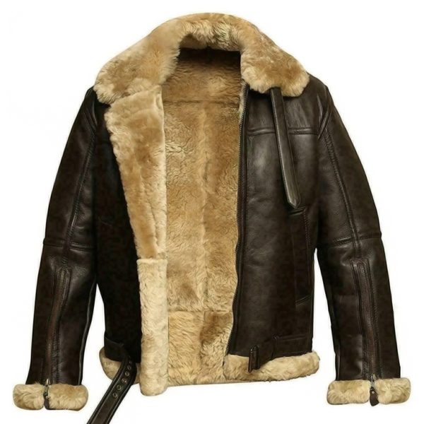 Men's FUR Bomber Jacket: The Ion Brown