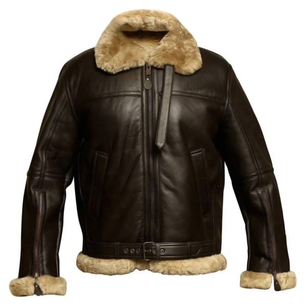 Men's FUR Bomber Jacket: The Ion Brown