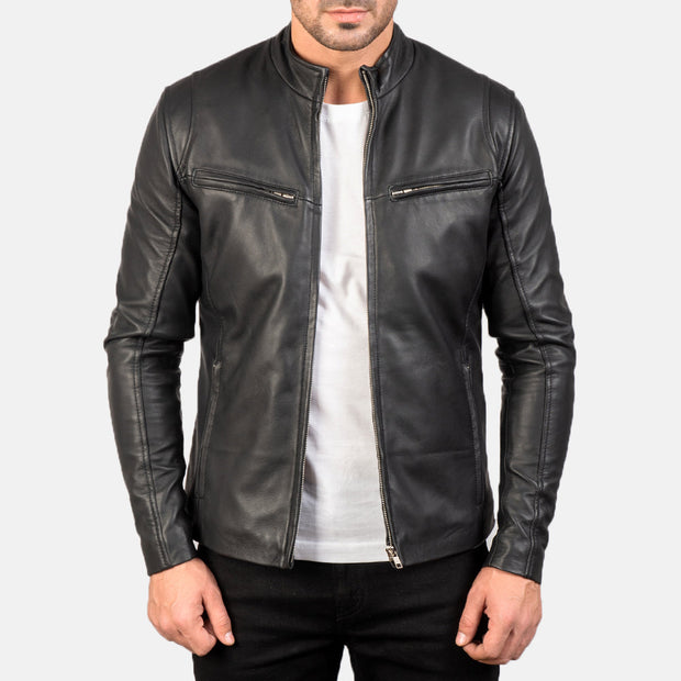 Men's Black Leather Jacket: The Iconic