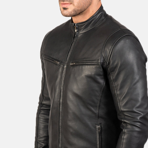 Men's Black Leather Jacket: The Iconic