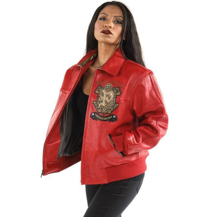 Women's Pelle Pelle Soda Club Limited Edition Red Leather Jacket