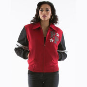 Women's Pelle Pelle Soda Club Throwback Red And Black Jacket