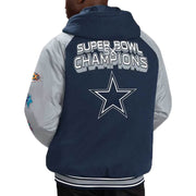 5x Super Bowl Champions Dallas Cowboys Varsity Jacket For Men