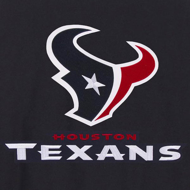 Houston Texans Gray And Navy Varsity Wool Jacket For Men