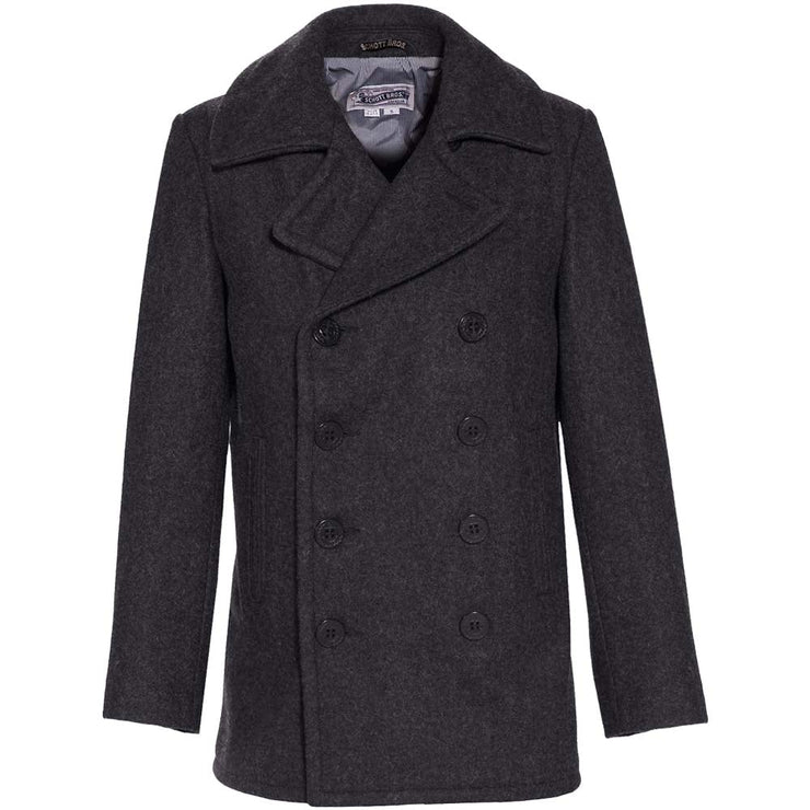 Men's Luxury Wool Coat Gray: The Leonardo