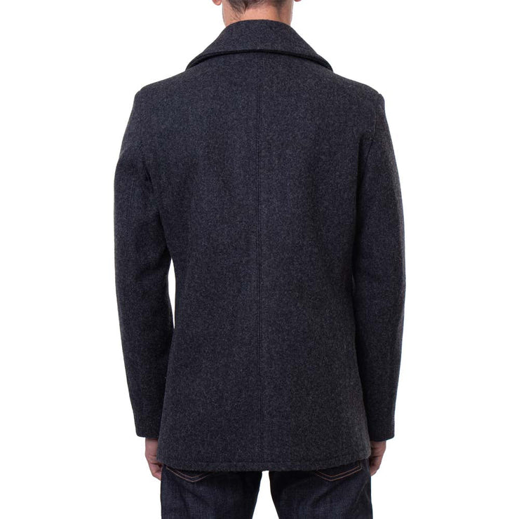 Men's Luxury Wool Coat Gray: The Leonardo