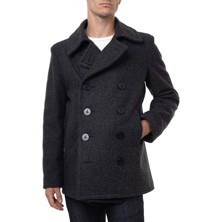 Men's Luxury Wool Coat Gray: The Leonardo