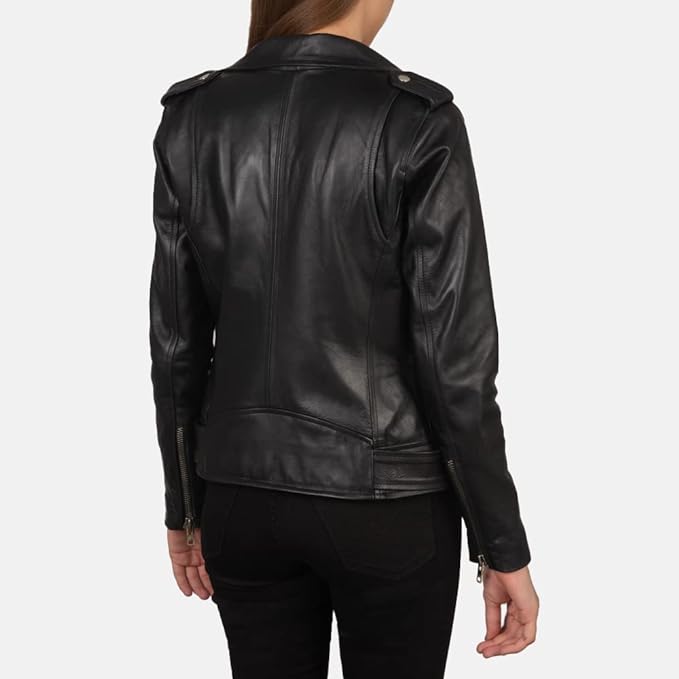 LEATHERS Women's Real Leather Motorcycle Biker jacket | Ladies Real Leather Biker Jacket