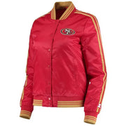 Women's San Francisco 49ers Red Line Up Jacket