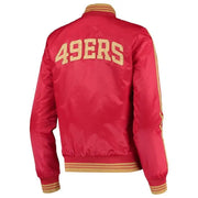 Women's San Francisco 49ers Red Line Up Jacket