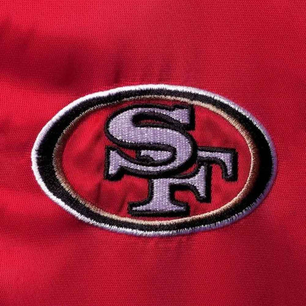 Women's San Francisco 49ers Red Line Up Jacket