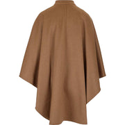 Women's Luxurious Brown Wool Cape: The Veronica